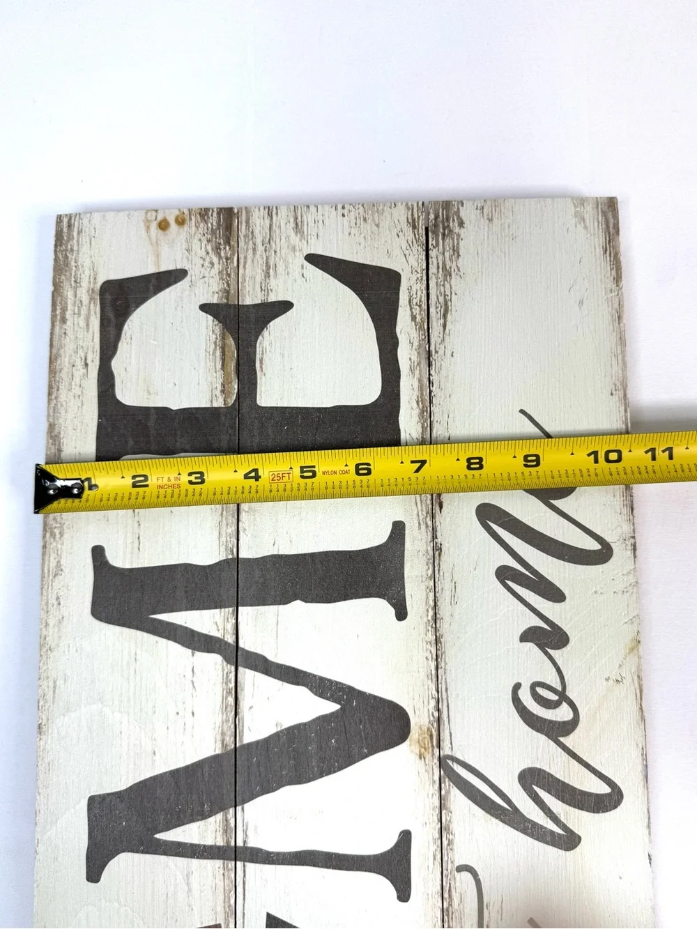 Rustic Wooden Farmhouse Wall Sign Home Sweet Home Windmill